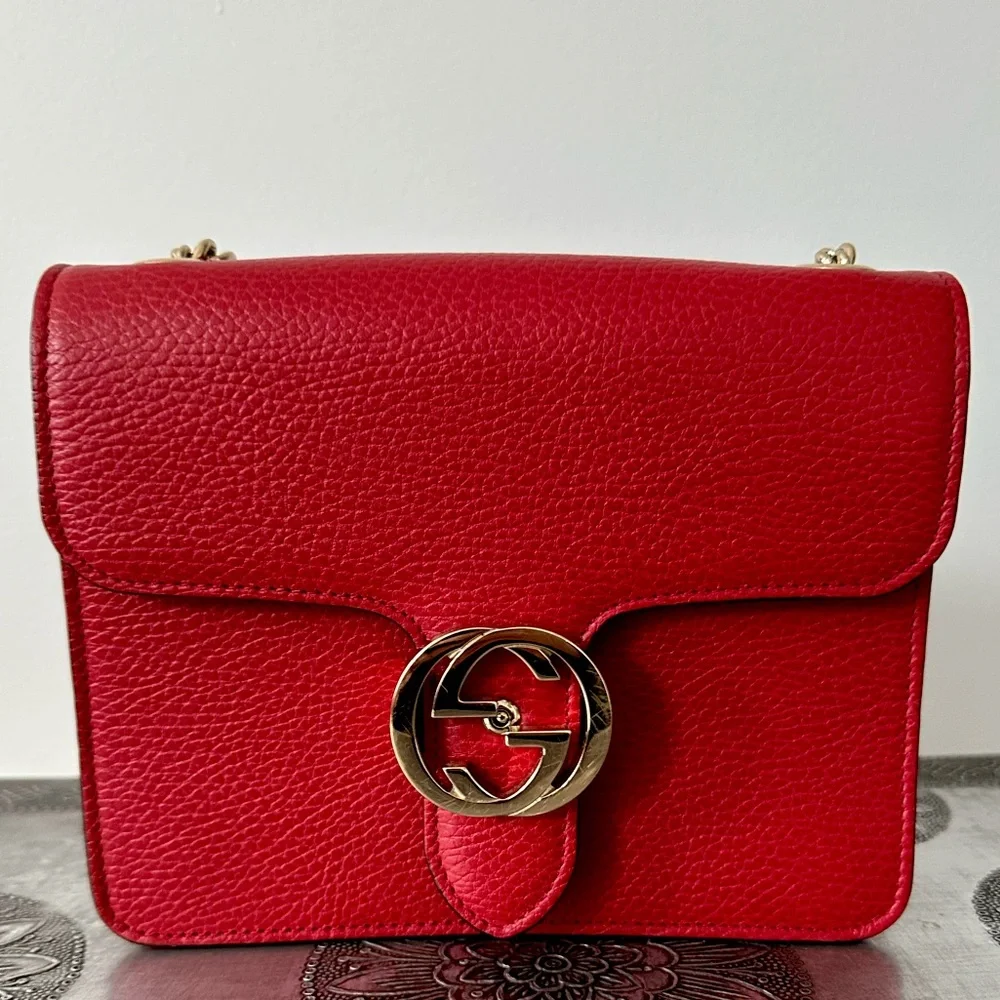Gucci interlocking shoulder bag - Picture 1 of 9